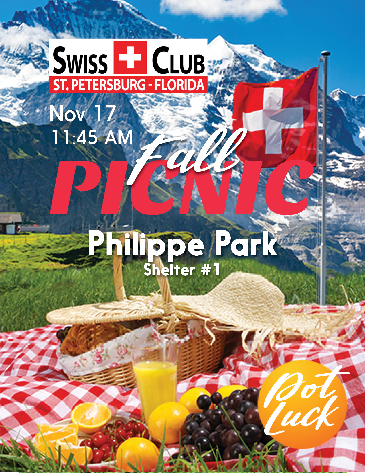 Fall Picnic Invitation